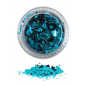 PXP Glitter grof turquoise blue